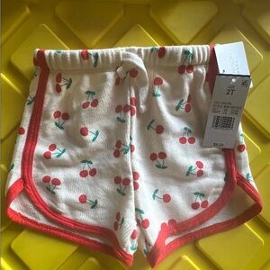 Cherry Print Kids Shorts